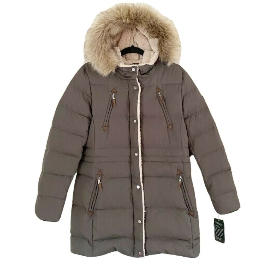 ⛔️SOLD⛔️ LRL Faux Fur Trim Hood Winter Jacket - M - Picture 2 of 15